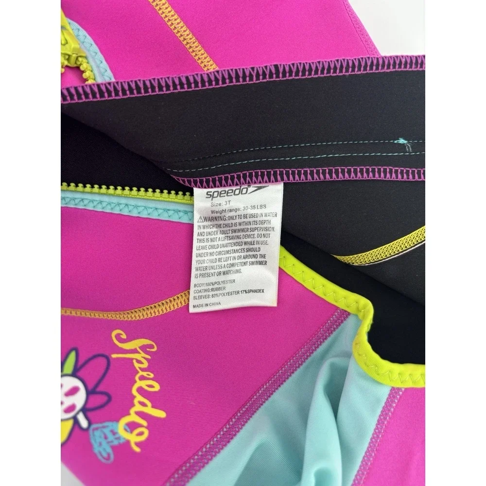 Speedo Kids Begin To Swim UV Thermal Swimsuit UPF 50+ Sz 3T